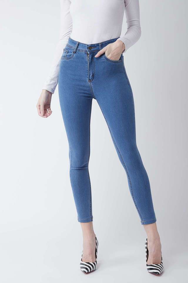 miss chase High Rise Cotton Skinny Fit Women's Jeans-picture-27
