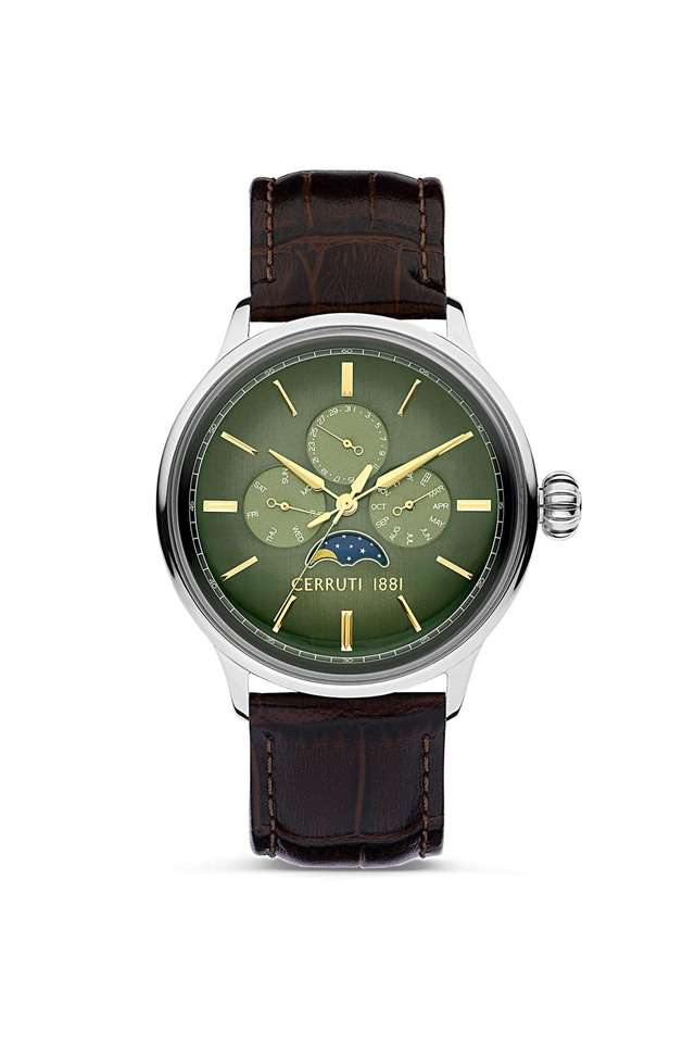 Buy CERRUTI 1881 NoColour Dervio 43 x 48 mm Green Dial Genuine