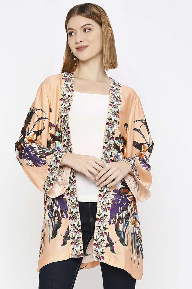Floral Modal Women's Casual Wear Jacket-image-16