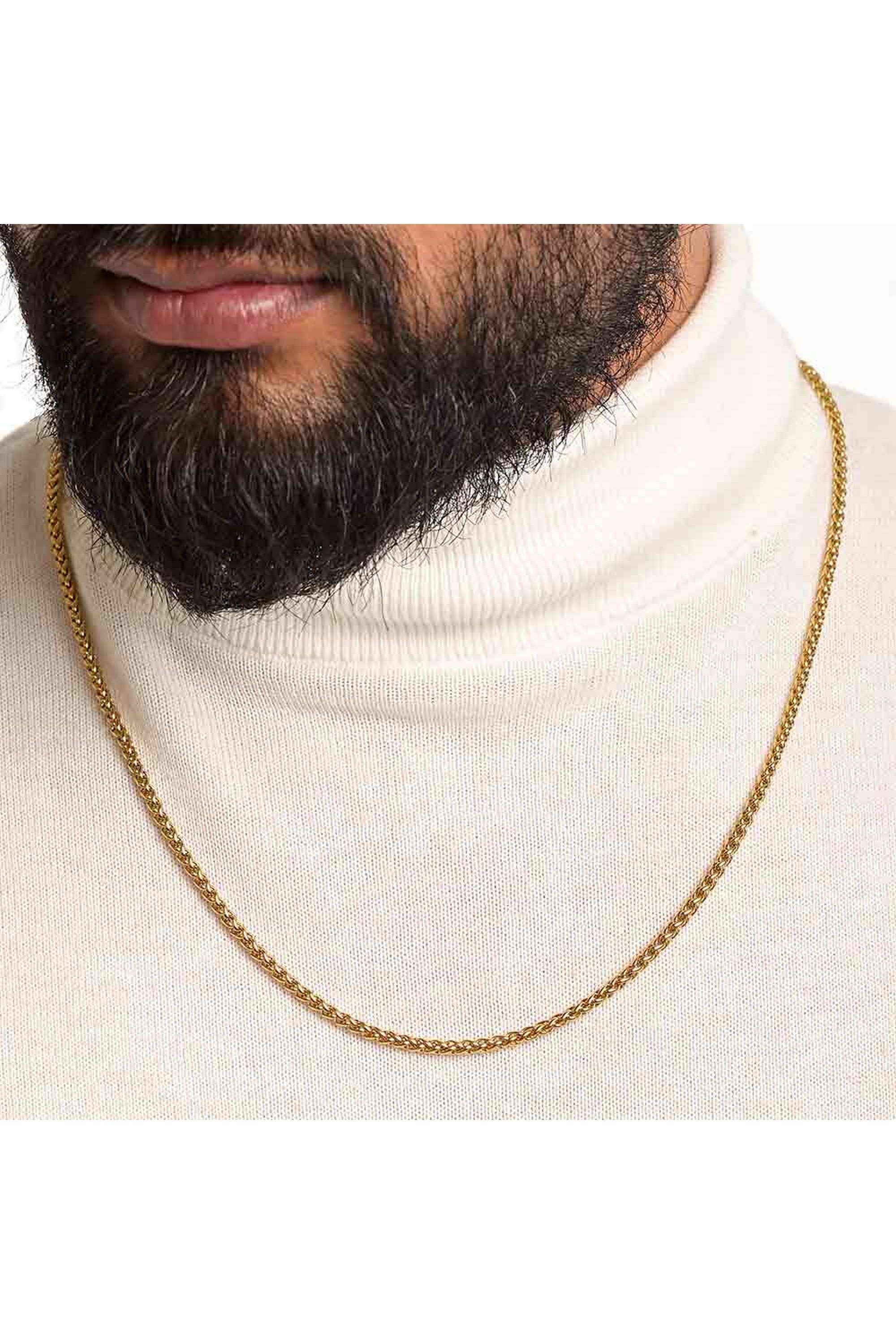 18k-Gold-Plated-Wheat-Chain---3-MM-for-Mens-Waterproof-&-Anti-Tarnish