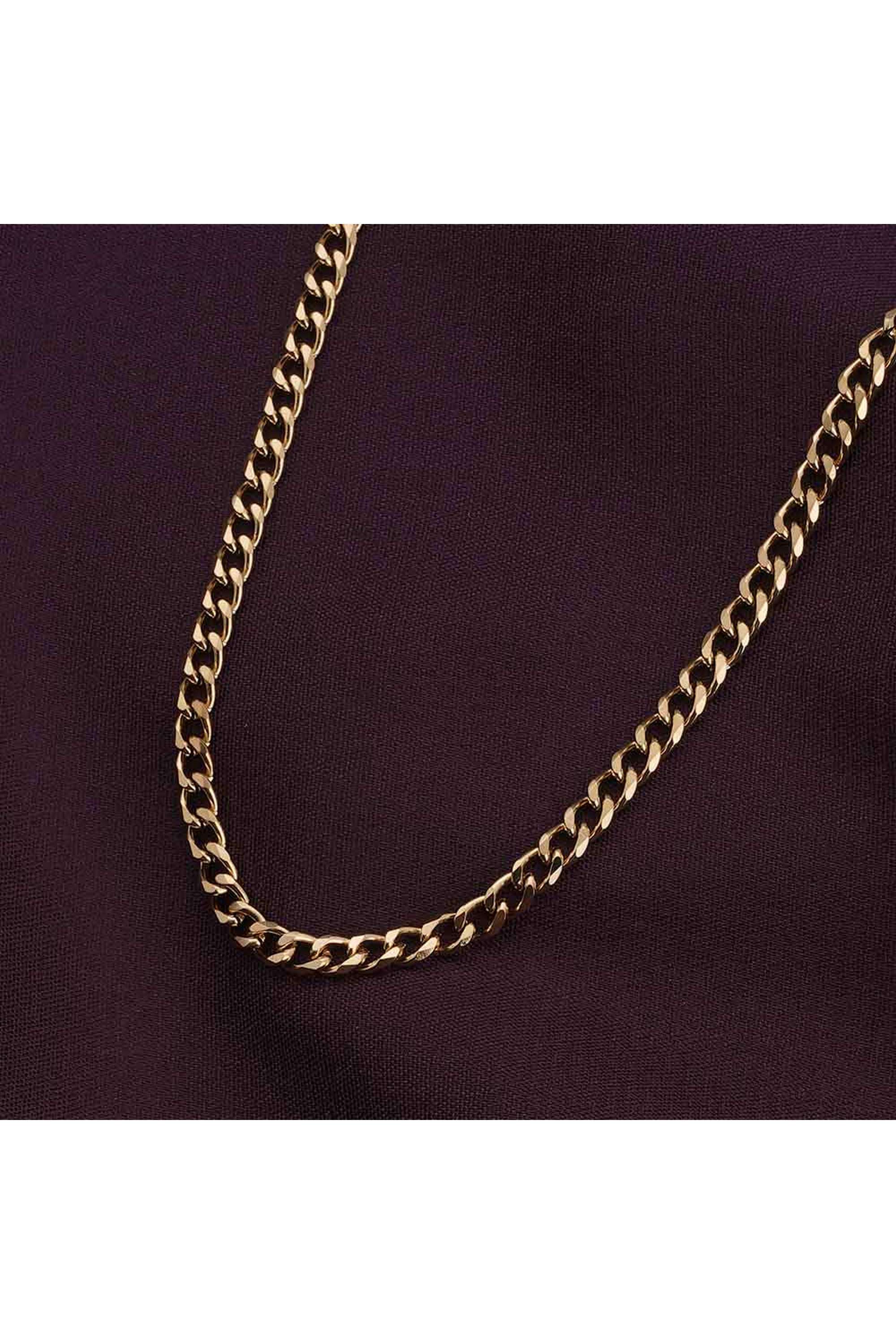 18k-Gold-Plated-Cuban-Chain---3-MM-for-Mens-Waterproof-&-Anti-Tarnish