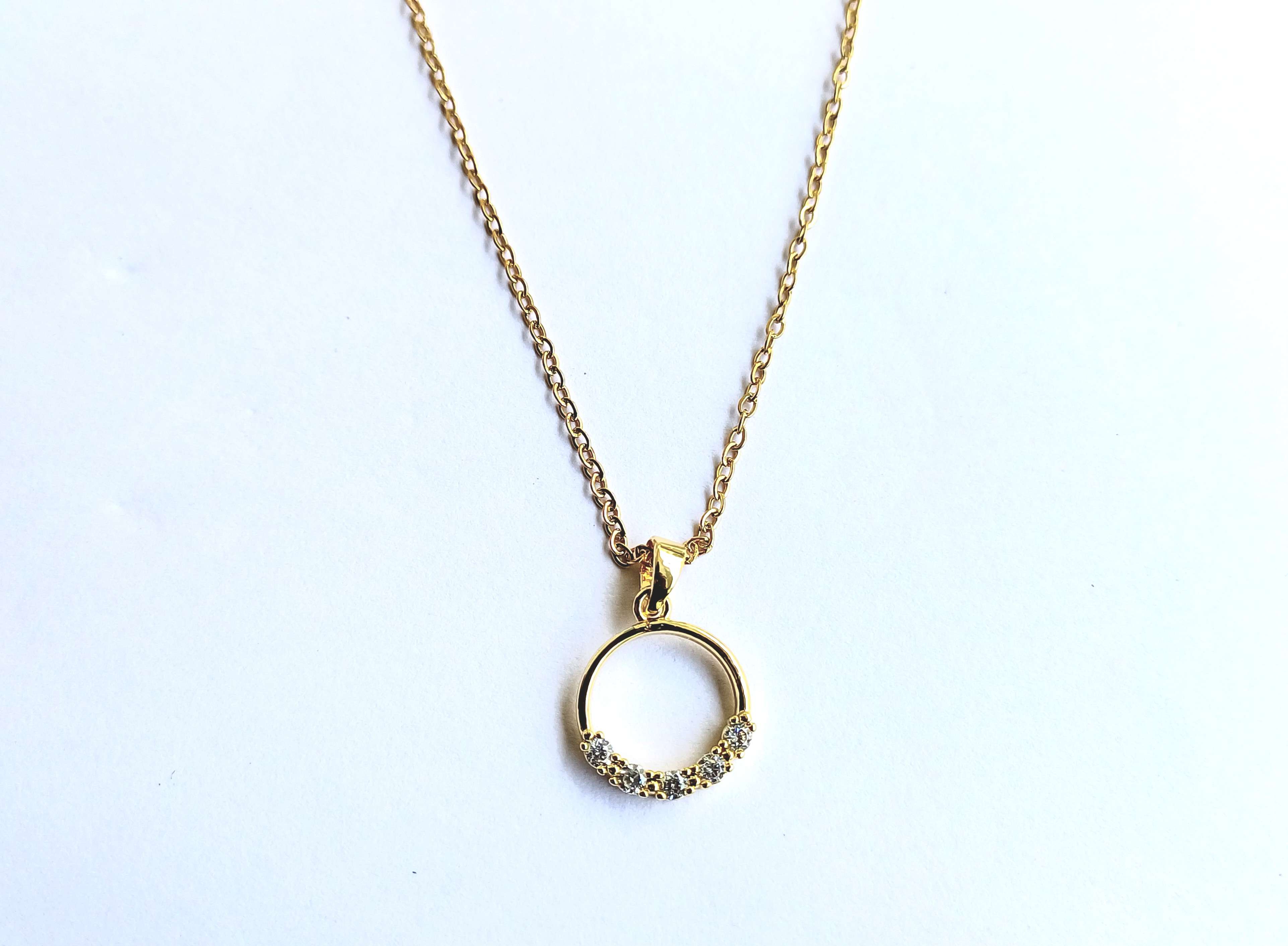 Cubic-Zirconia-Casual-Wear-Necklace