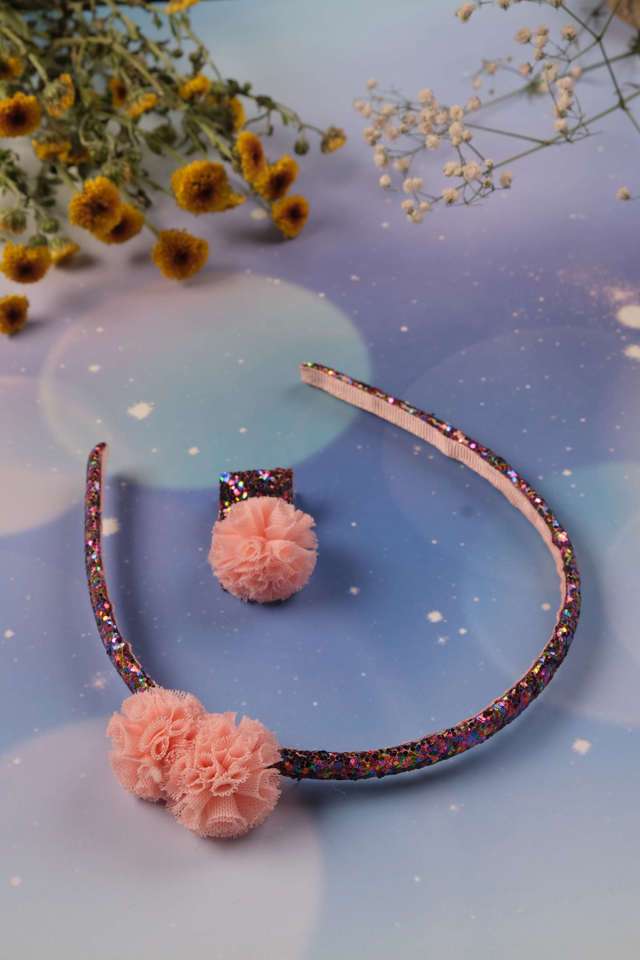 Glitter-Hair-Sparkle-Hairband-With-Hair-Clip-for-Kids/Girls