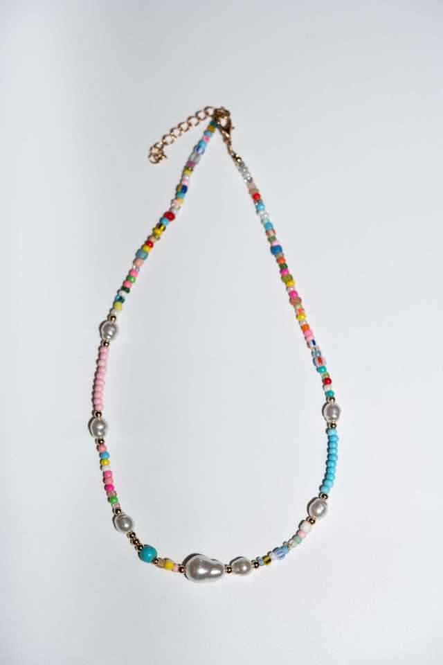 Alloy-Beads-Push-Button-Clasp-Women-s-Chains