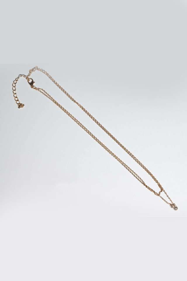 Alloy-Cubic-Zirconia-Push-Button-Clasp-Women-s-Chains