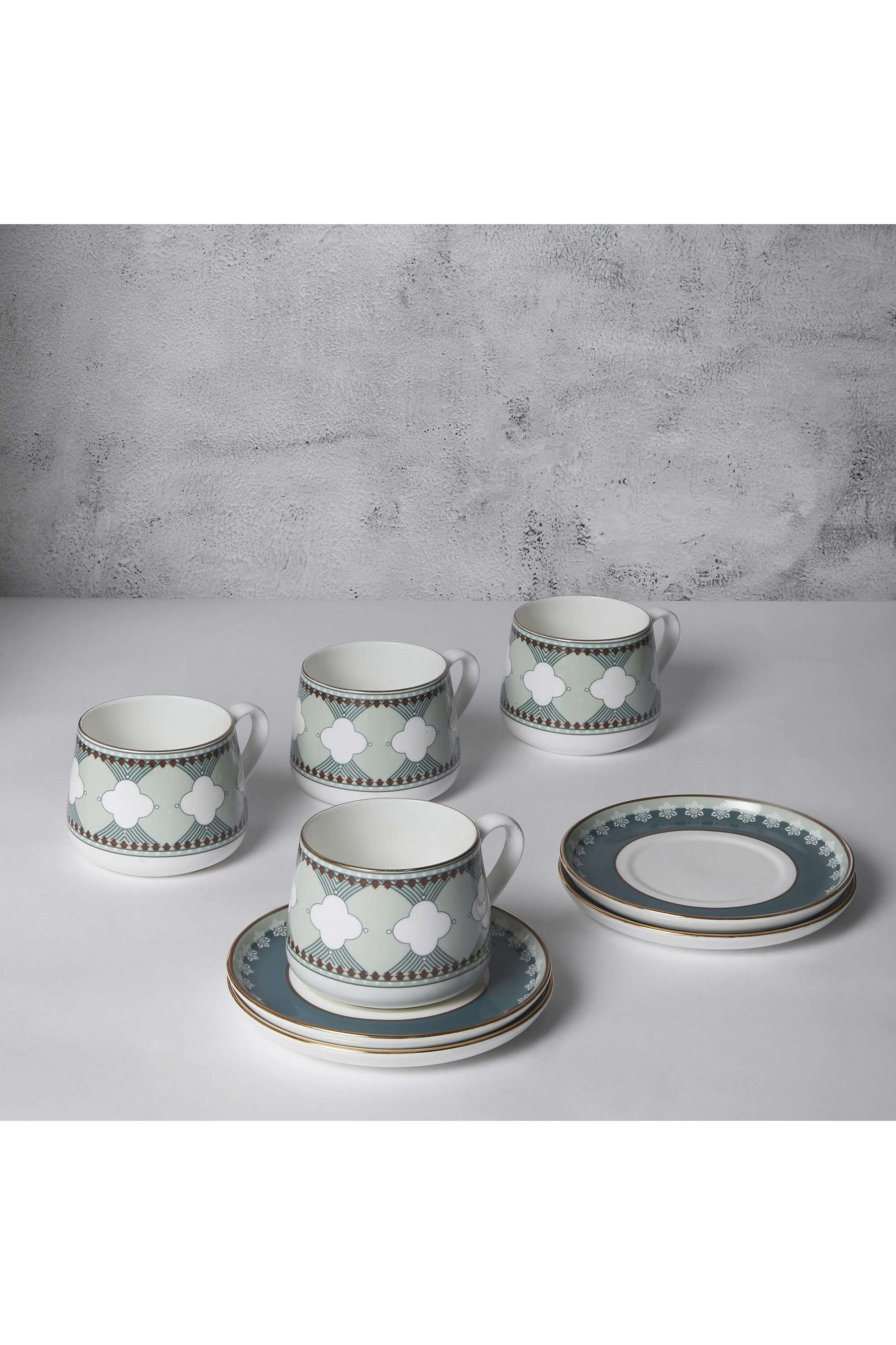 Grandeur-Greens-Cup-and-Saucer-Set-of-4