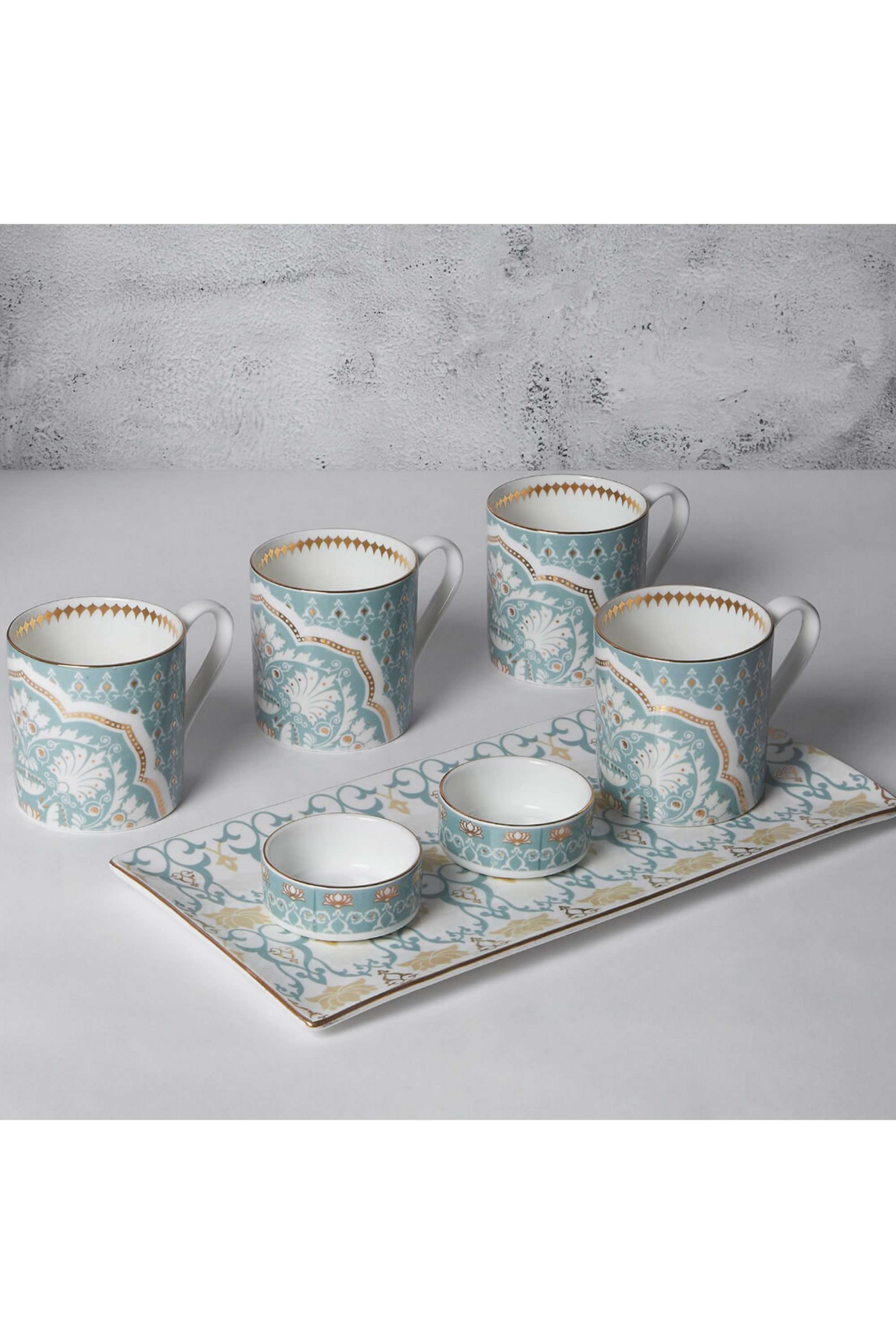 Regal-Romance-Snack-Platter-&-Coffee-Mug-Set