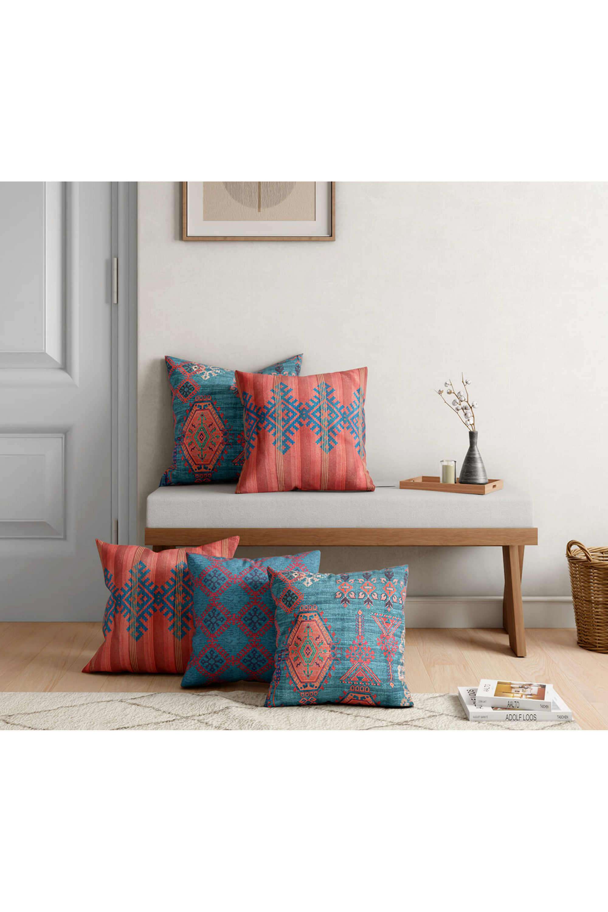 Enchanting-Mirage-16-x-16-Blended-Velvet-Cushion-Cover-Set-of-5