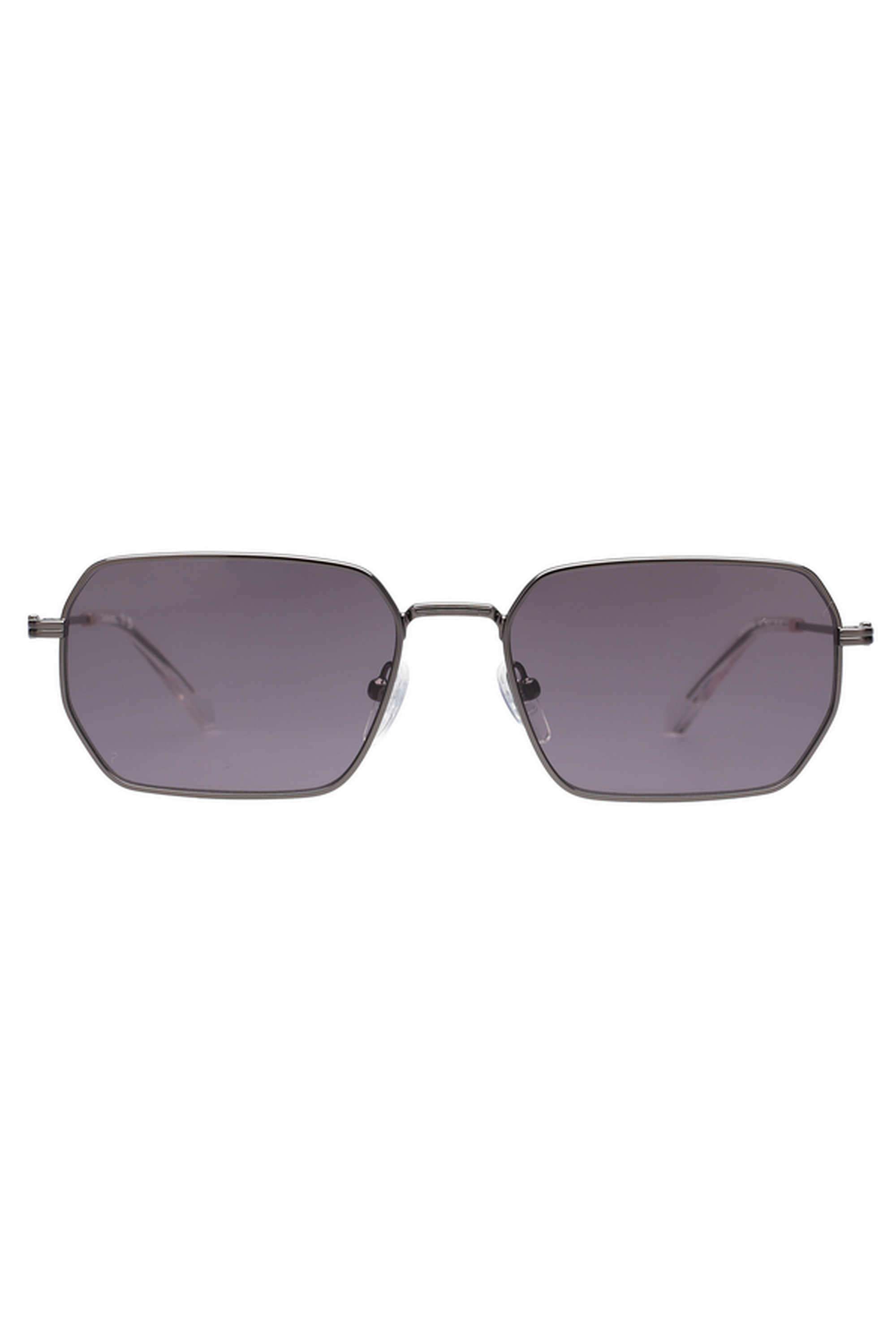 Unisex-Full-Rim-Non-Polarized-Hexagon-Sunglasses-With-Case