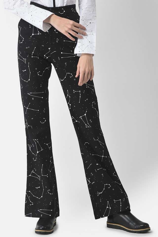 crimsoune club Printed Blended Regular Fit Women's Casual Pants-picture-43