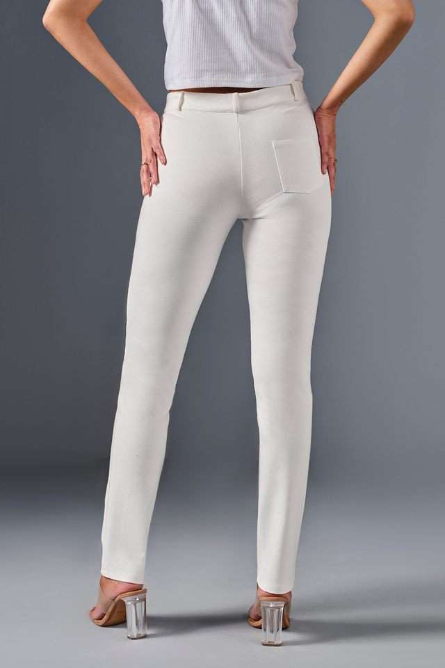 Solid-Skinny-Fit-Rayon-Women-s-Formal-Wear-Trousers
