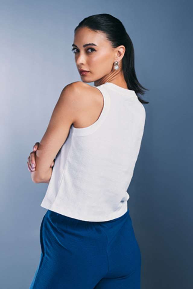 Printed-Cotton-Round-Neck-Women-s-Top