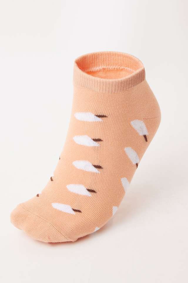 Printed-Cotton-Blend-Women-s-Ankle-Socks
