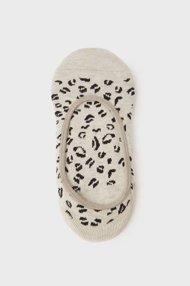 Printed-Cotton-Blend-Women-s-No-Show-Socks