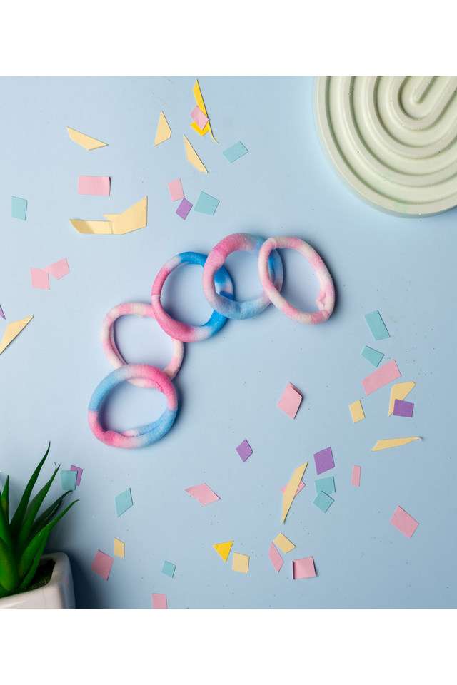 Multi-colored-Printed-Hair-Rubber-Bands-Pack-for-Girls-&-Women