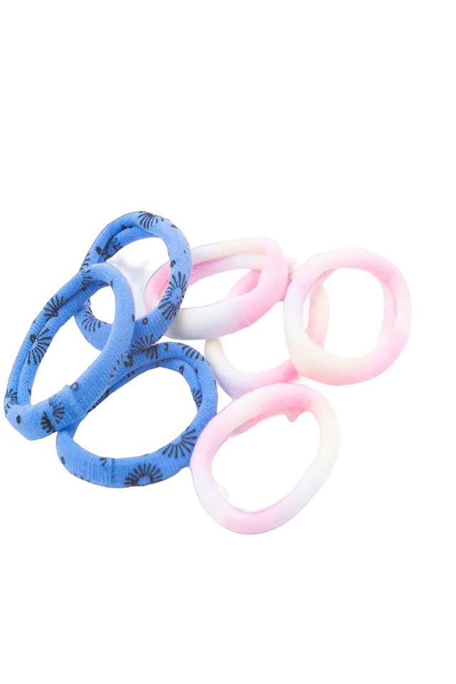 Multi-colored-Printed-Hair-Rubber-Bands-Pack-for-Girls-&-Women