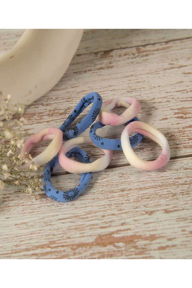 Multi-colored-Printed-Hair-Rubber-Bands-Pack-for-Girls-&-Women