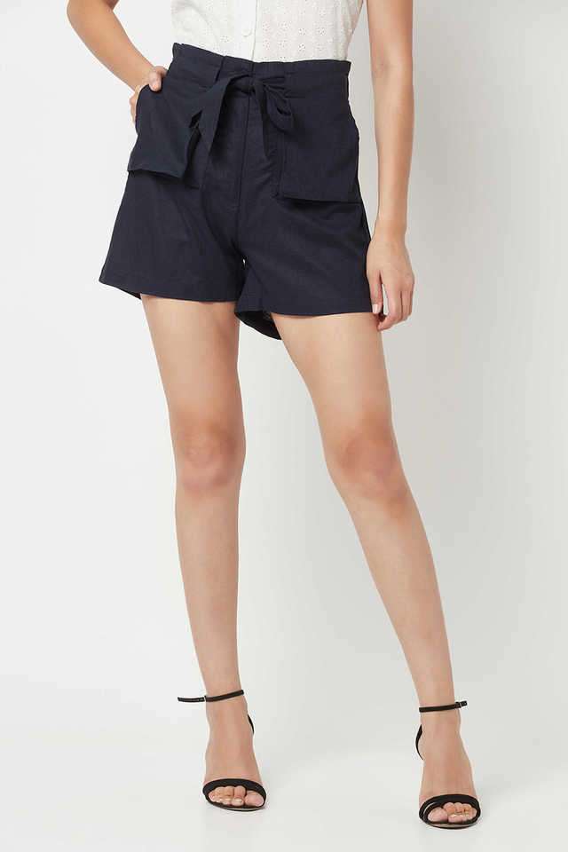 crimsoune club Regular Fit Above Knee Blended Women's Casual Wear Shorts-picture-37