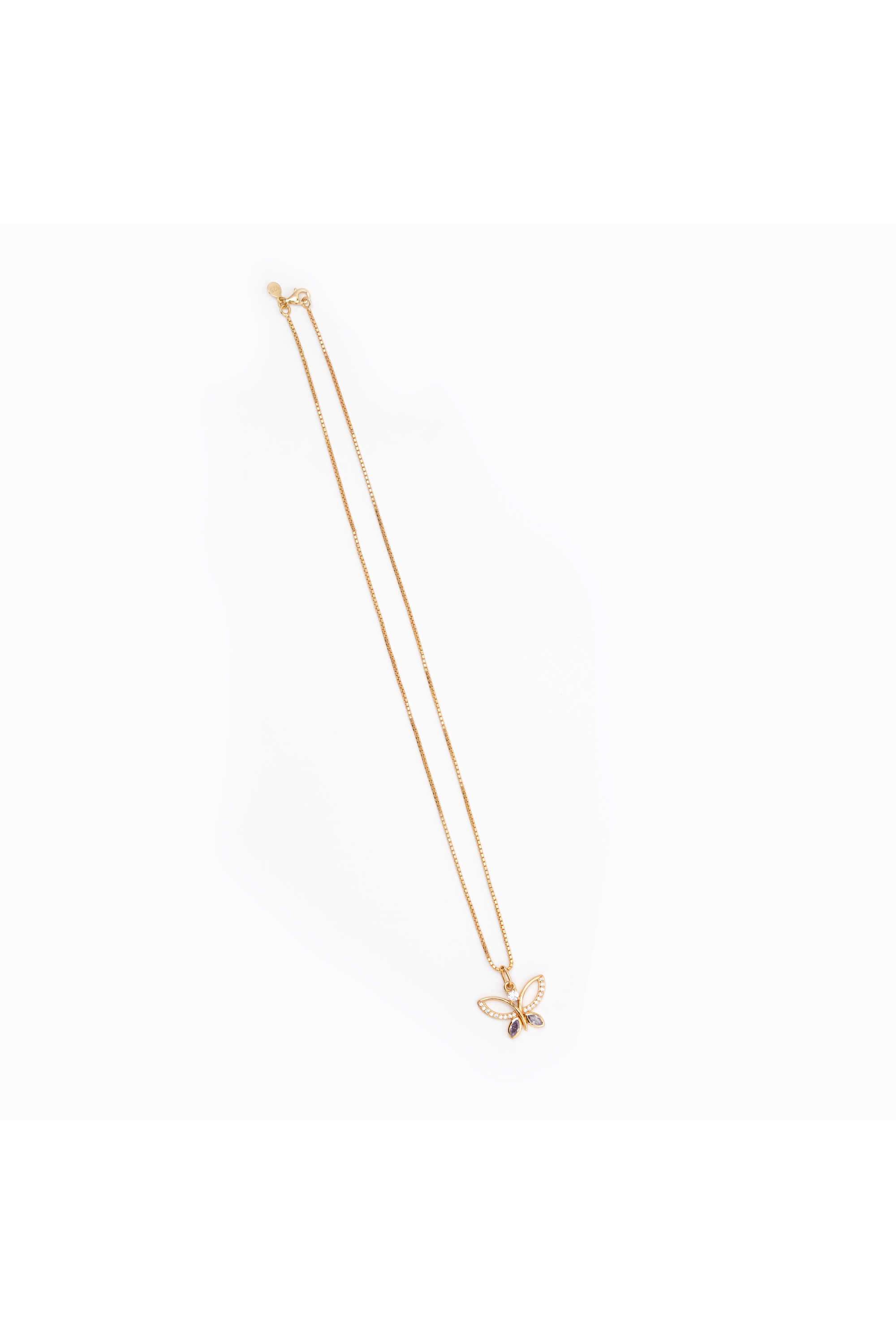 925-Silver-Gold-Plated-Hypoallergenic-Butterfly-Pendant