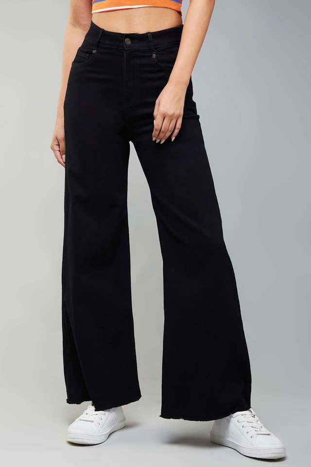 dolce crudo Dark Wash Denim Oversized Fit Women's Jeans-picture-35