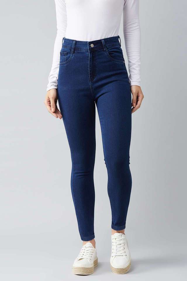dolce crudo Dark Wash Denim Skinny Fit Women's Jeans-picture-24