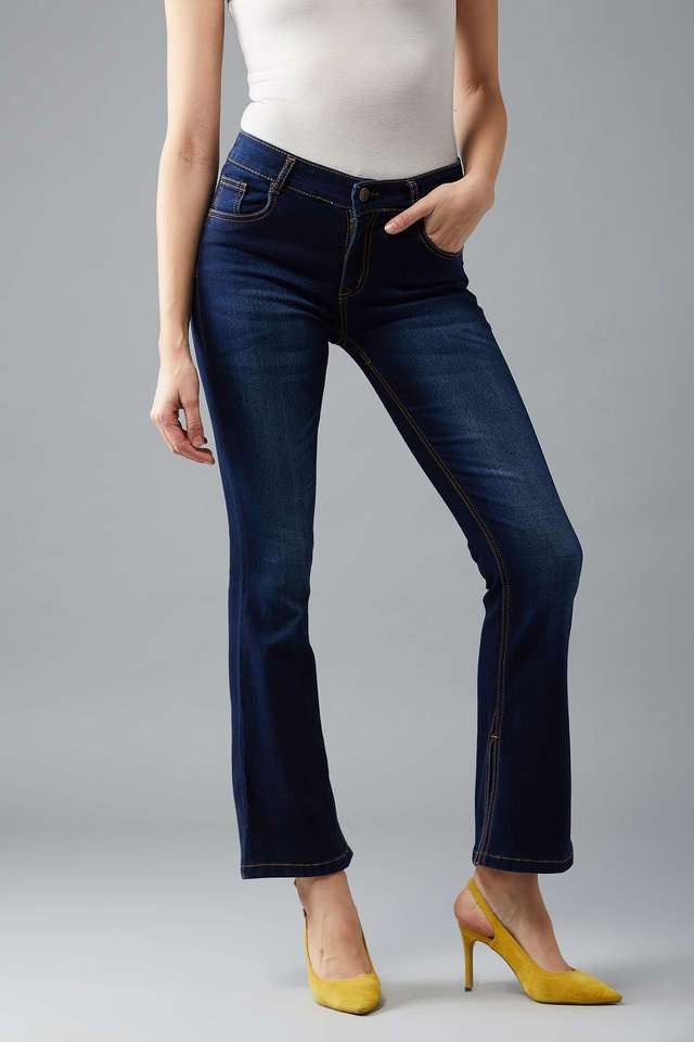 dolce crudo Heavy Wash Denim Relaxed Fit Women's Jeans-picture-10