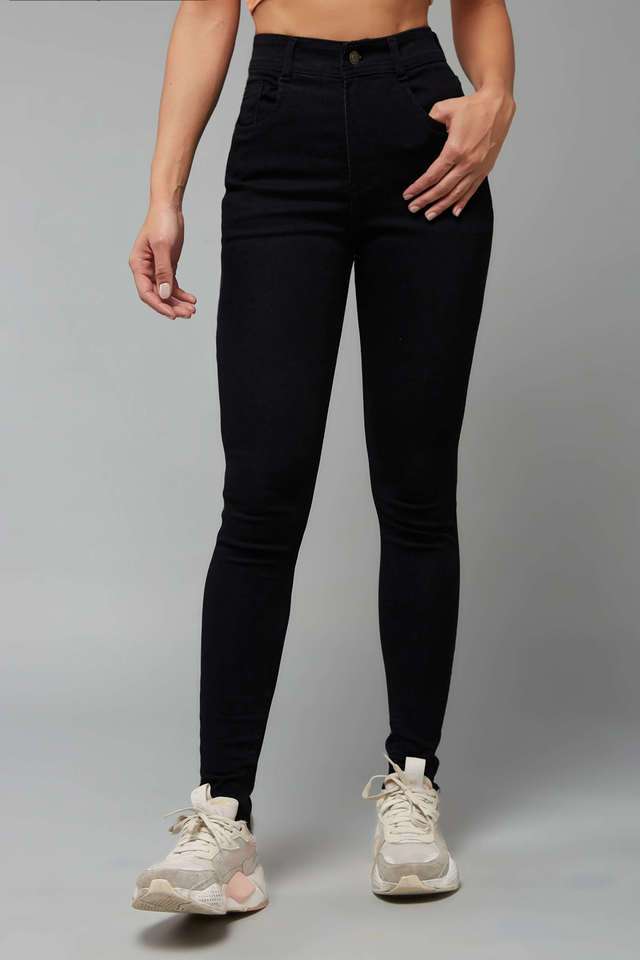 dolce crudo Dark Wash Denim Slim Fit Women's Jeans-picture-13