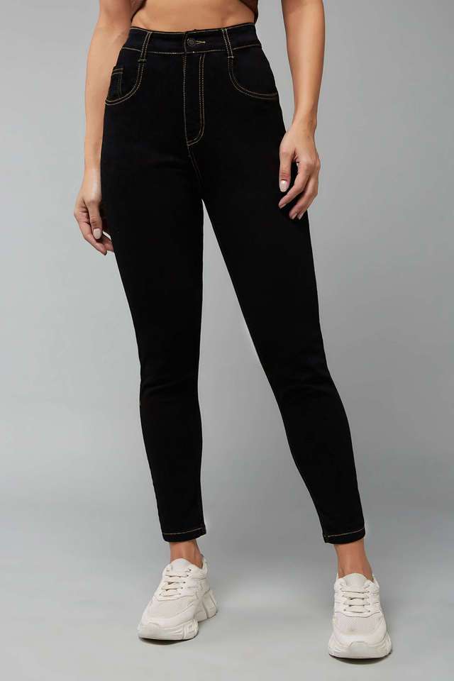 dolce crudo Dark Wash Denim Skinny Fit Women's Jeans-picture-21