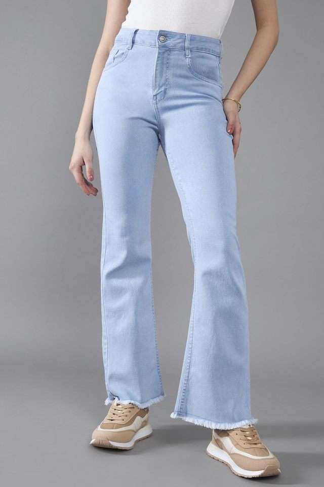 dolce crudo High Rise Acid Wash Denim Relaxed Fit Women's Jeans-picture-13