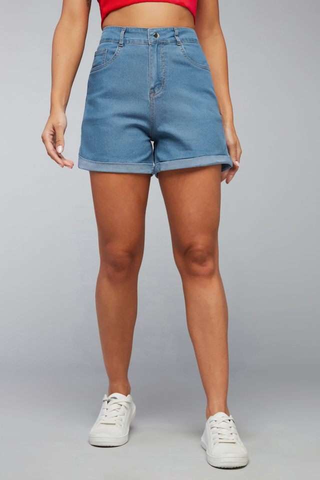 dolce crudo Relaxed Fit Full Length Denim Women's Casual Wear Shorts-picture-32