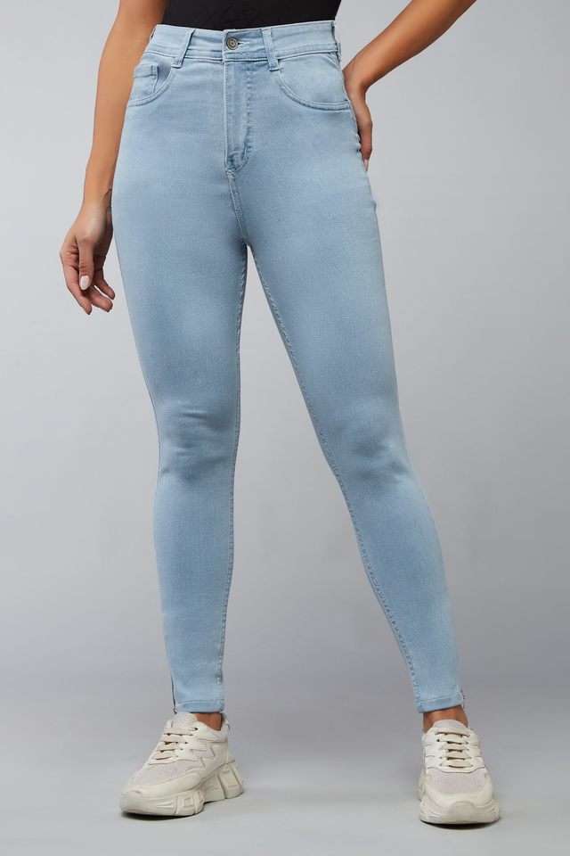 dolce crudo High Rise Acid Wash Denim Skinny Fit Women's Jeans-picture-26