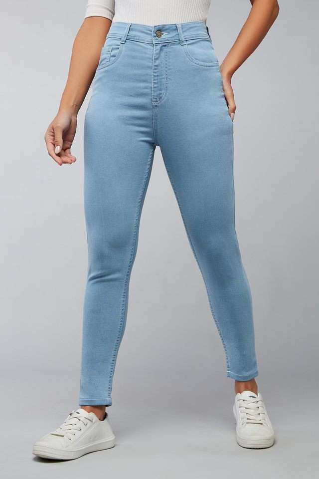 dolce crudo High Rise Acid Wash Denim Skinny Fit Women's Jeans-picture-33