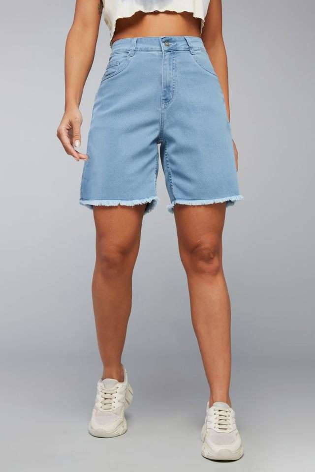 dolce crudo Regular Fit Above Knee Denim Women's Casual Wear Shorts-picture-18