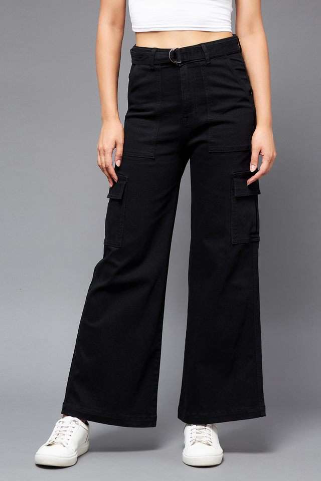dolce crudo High Rise Heavy Wash Denim Relaxed Fit Women's Jeans-picture-26