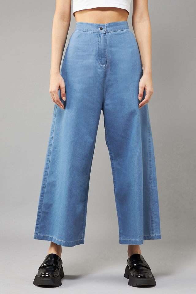dolce crudo High Rise Light Wash Denim Relaxed Fit Women Jeans-picture-11