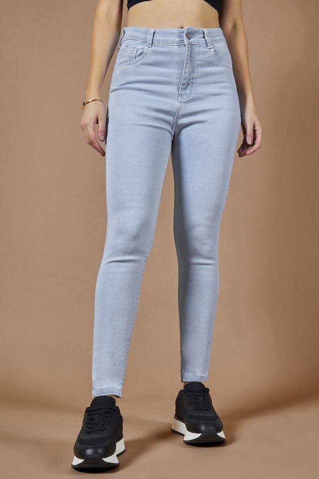 dolce crudo High Rise Acid Wash Denim Skinny Fit Women's Jeans-picture-29