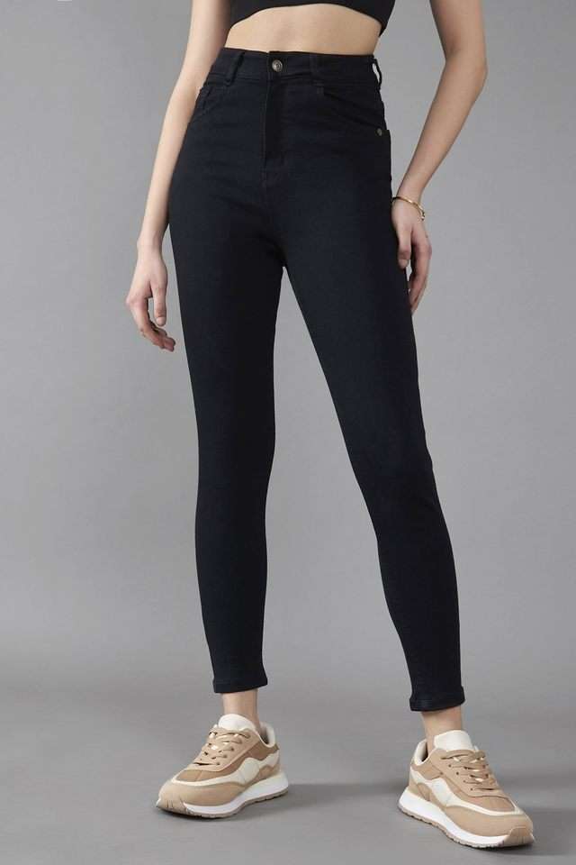 dolce crudo High Rise Heavy Wash Denim Skinny Fit Women's Jeans-picture-25