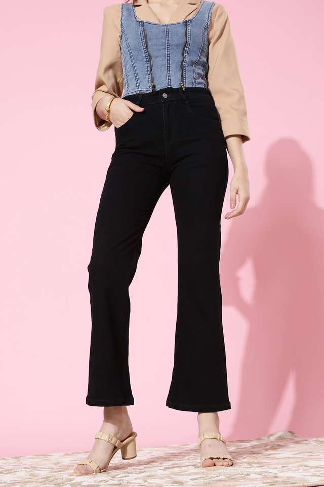 dolce crudo Heavy Wash Cotton Relaxed Fit Womens Jeans-picture-15