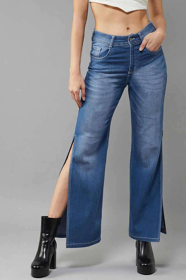 dolce crudo Heavy Wash Denim Relaxed Fit Women's Jeans-picture-18