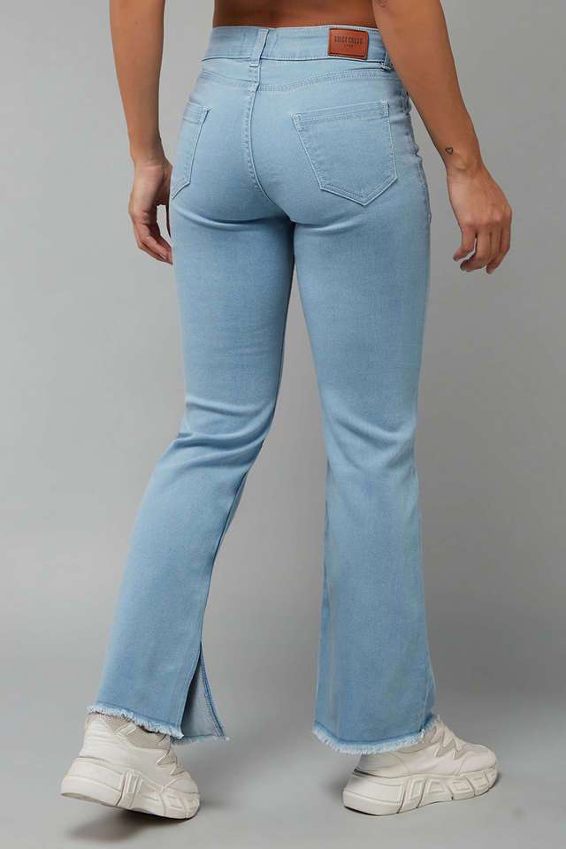 Buy Dolce Crudo Light Blue High Rise Denim Bootcut Fit Women's