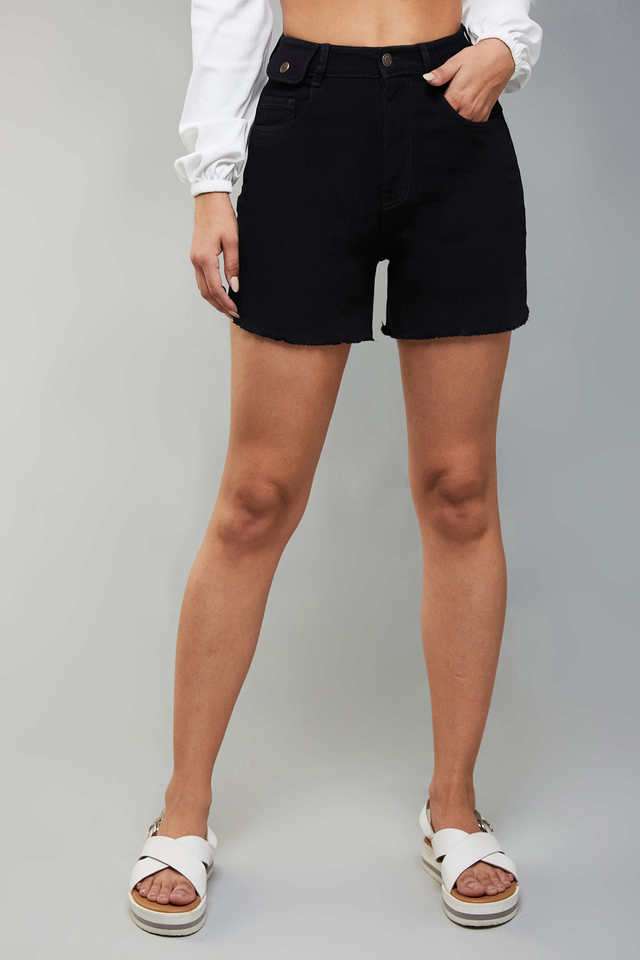 dolce crudo Relaxed Fit Full Length Denim Women's Casual Wear Shorts-picture-37