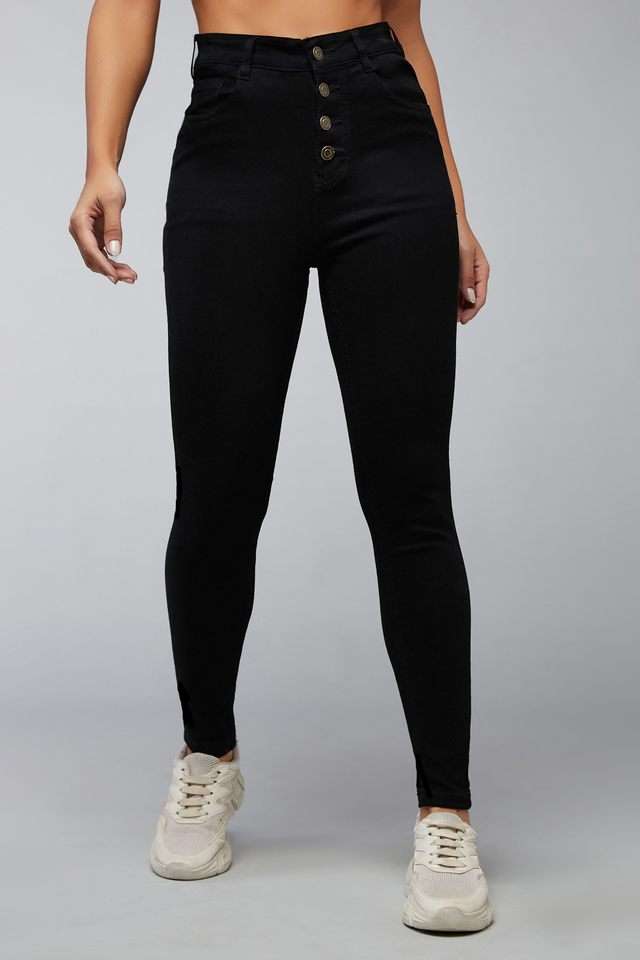 dolce crudo High Rise Heavy Wash Denim Skinny Fit Women's Jeans-picture-20