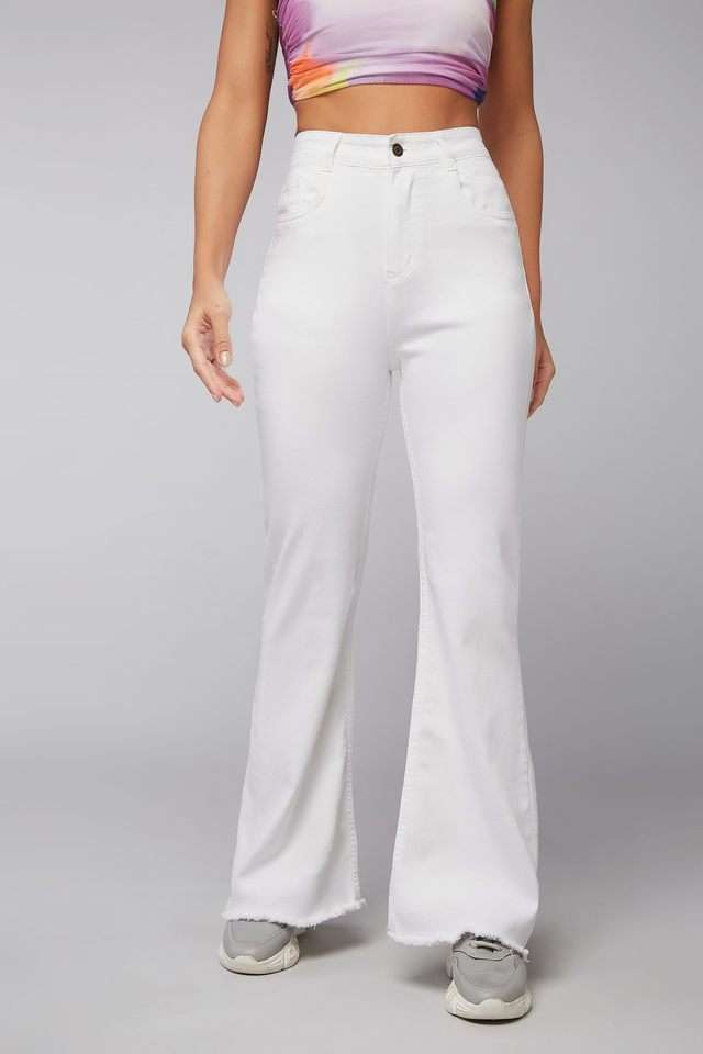 dolce crudo High Rise Bleach Wash Denim Relaxed Fit Women's Jeans-picture-21