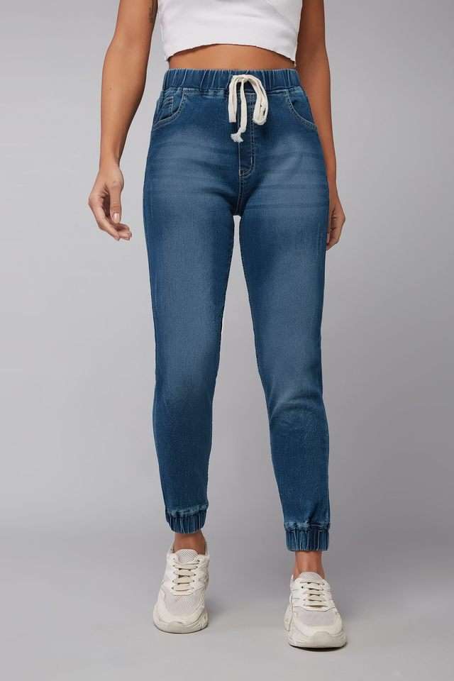 dolce crudo Mid Rise Heavy Wash Denim Relaxed Fit Women Jeans-picture-18