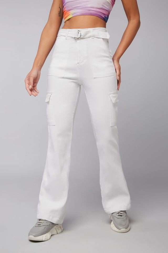 dolce crudo High Rise Bleach Wash Denim Relaxed Fit Women's Jeans-picture-18