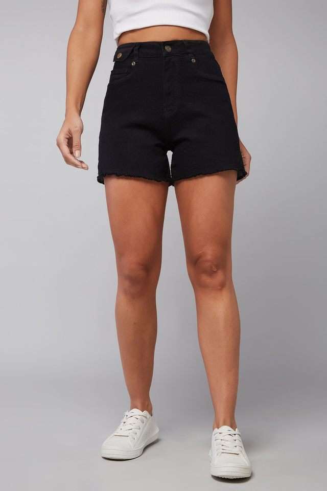 dolce crudo Relaxed Fit Full Length Denim Women's Casual Wear Shorts-picture-16