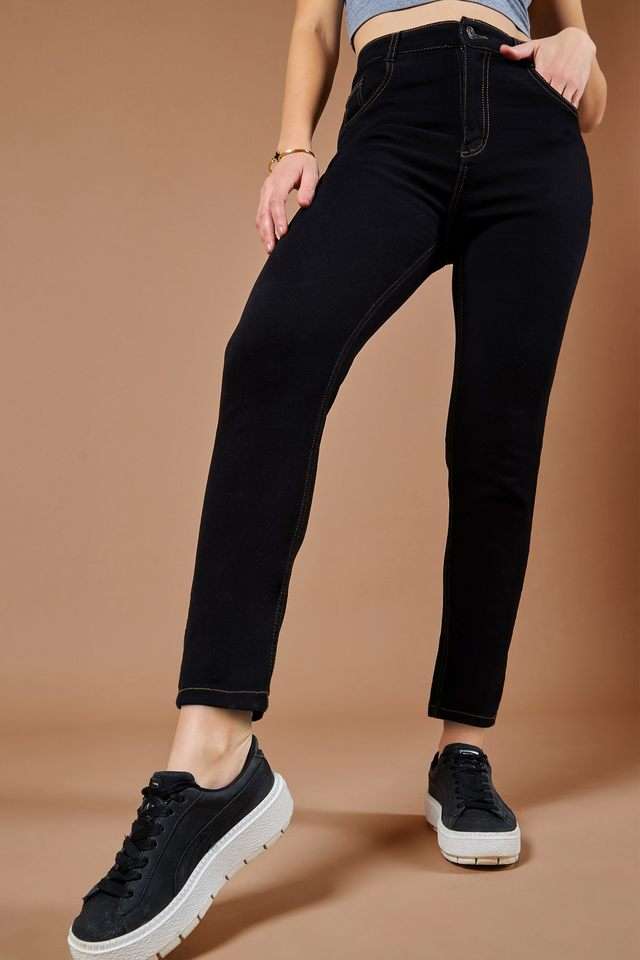 dolce crudo High Rise Heavy Wash Denim Skinny Fit Women's Jeans-picture-43