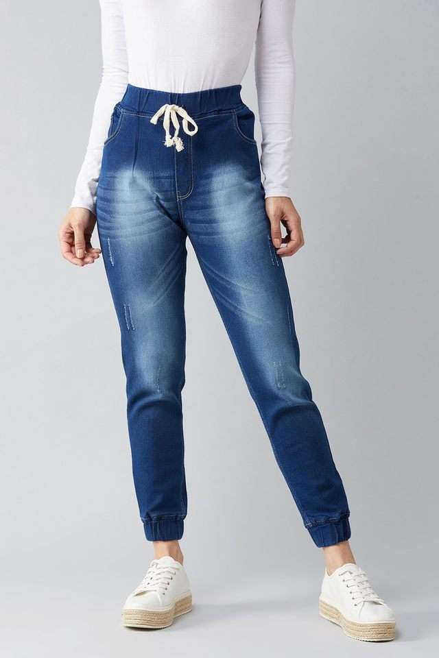 dolce crudo Mid Rise Heavy Wash Denim Relaxed Fit Women Jeans-picture-33