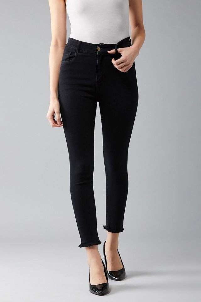 dolce crudo High Rise Heavy Wash Denim Skinny Fit Women's Jeans-picture-23