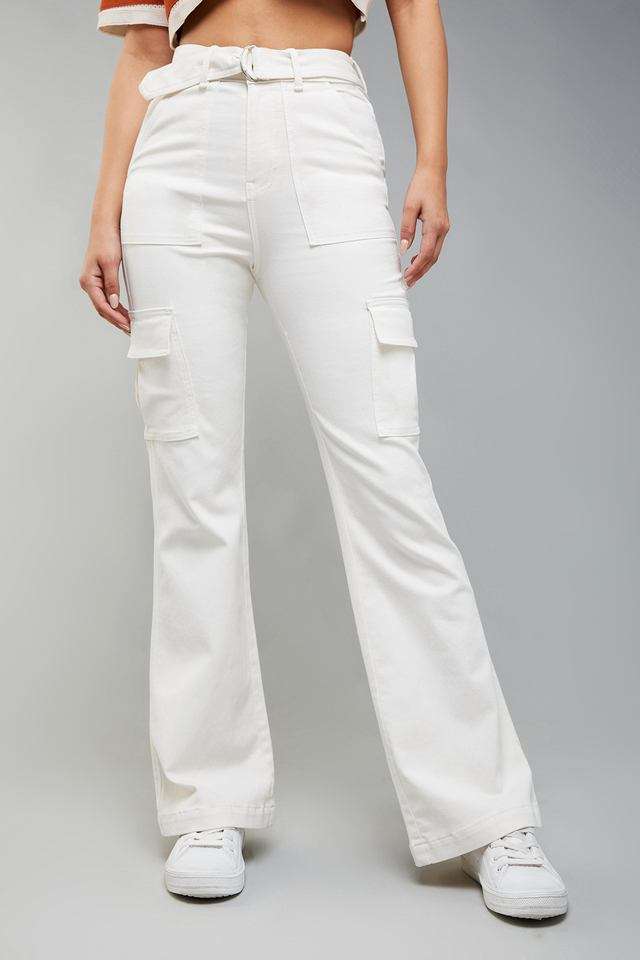 dolce crudo High Rise Bleach Wash Denim Relaxed Fit Women's Jeans-picture-22